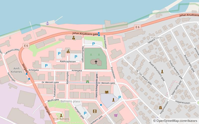 Kirkenes Church location map