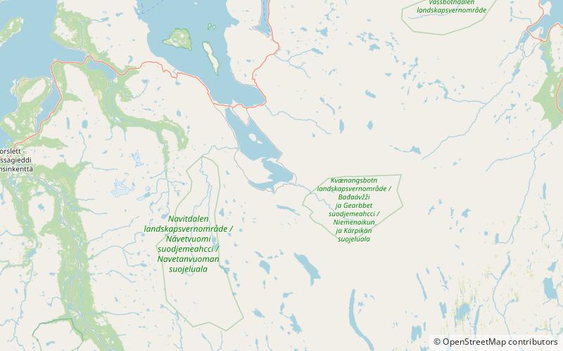 Kvænangen location map