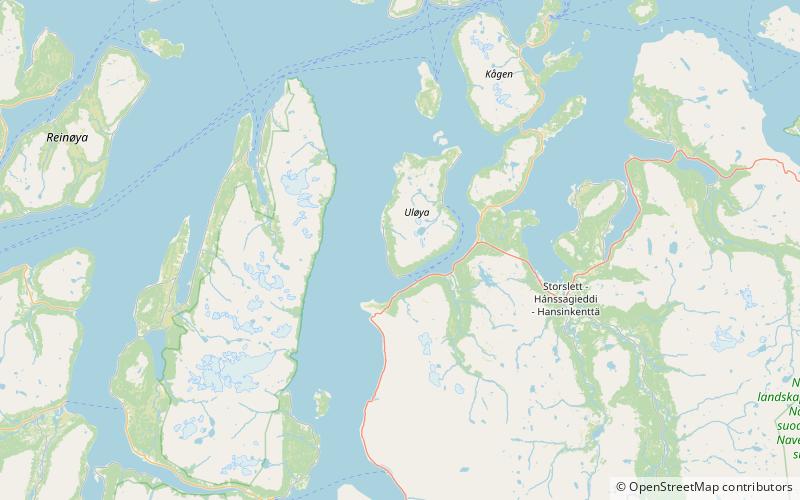 Uløya location map