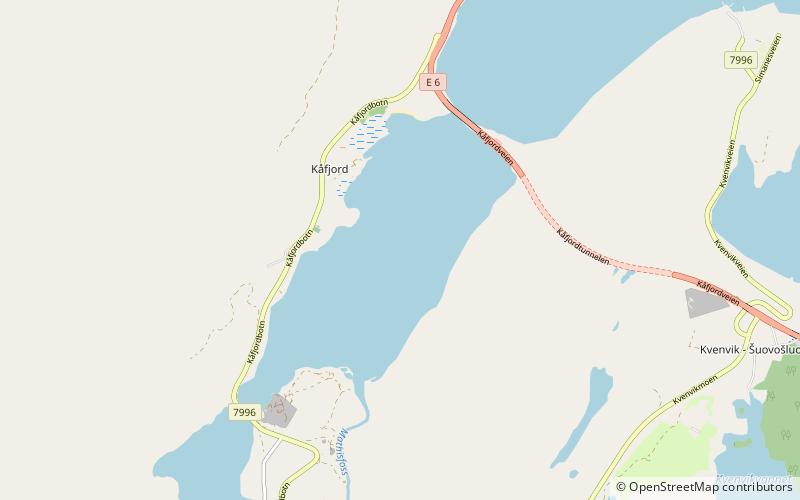 Kåfjorden location map