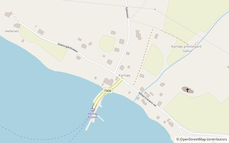 Karlsøy Church location map