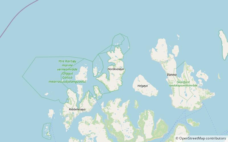 Nordkvaløya location map