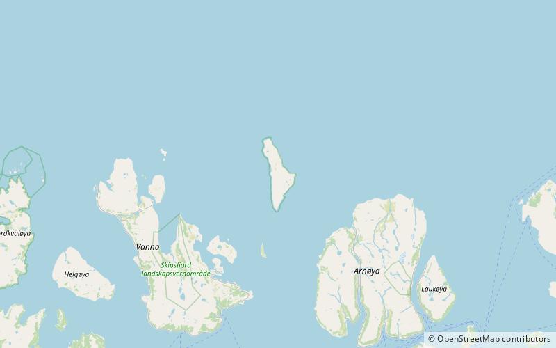 Nord-Fugløya location map