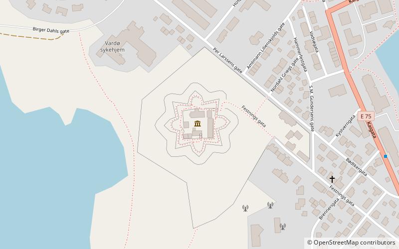 Festung Vardøhus location map