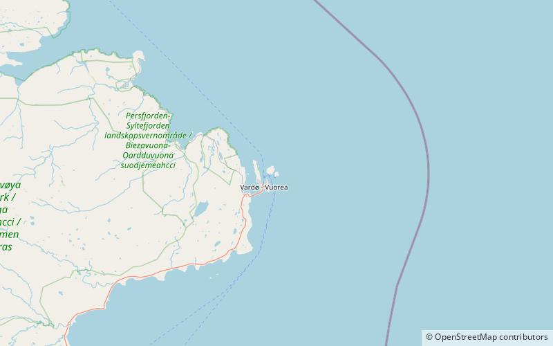 Vardø Lighthouse location map