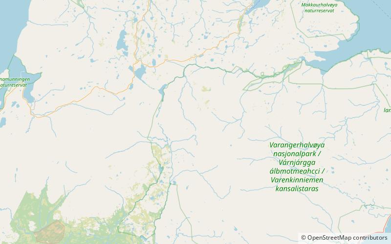 Varanger Peninsula location map