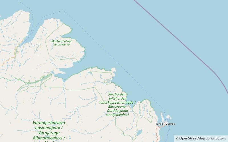 Hamningberg Chapel location map