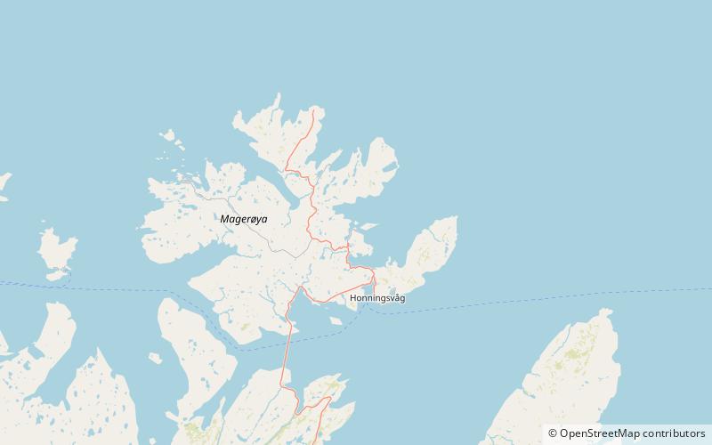 lille kamoya nordkapp location map