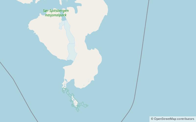 dumskolten sor spitsbergen nationalpark location map