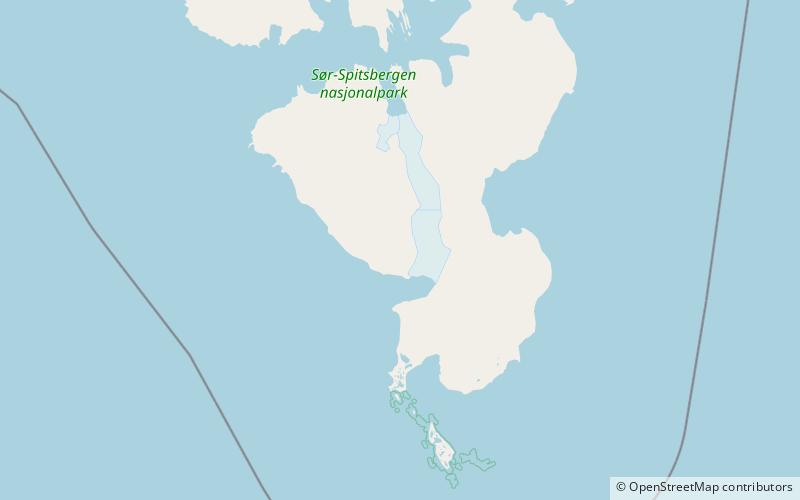 hilmarfjellet sor spitsbergen national park location map