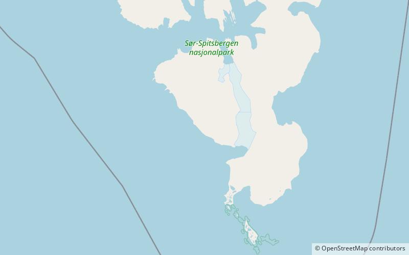 bungevatnet sor spitsbergen national park location map