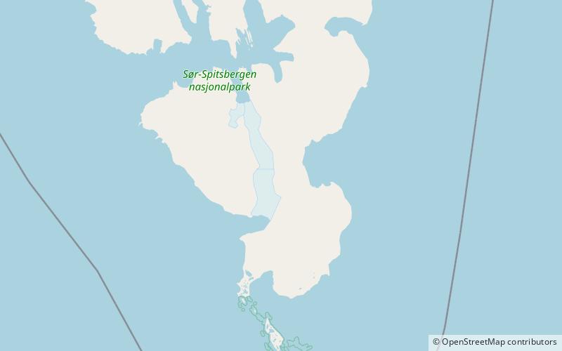 haitanna sor spitsbergen national park location map