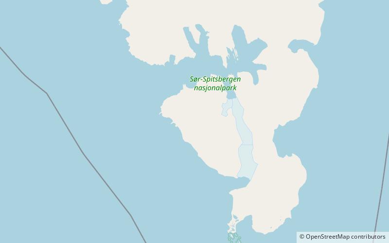 slaklidalen sor spitsbergen national park location map