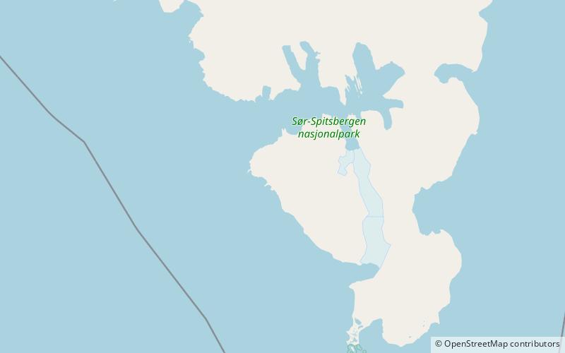 lidfjellet sor spitsbergen nationalpark location map