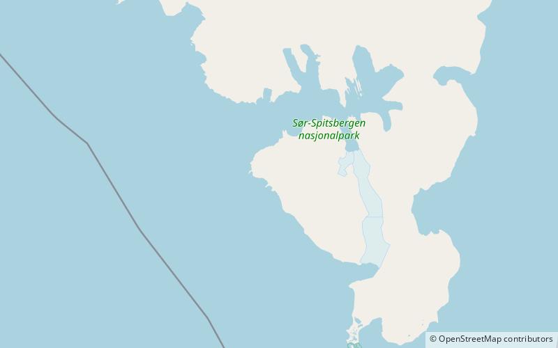 sergeevskaret parc national de sor spitsbergen location map