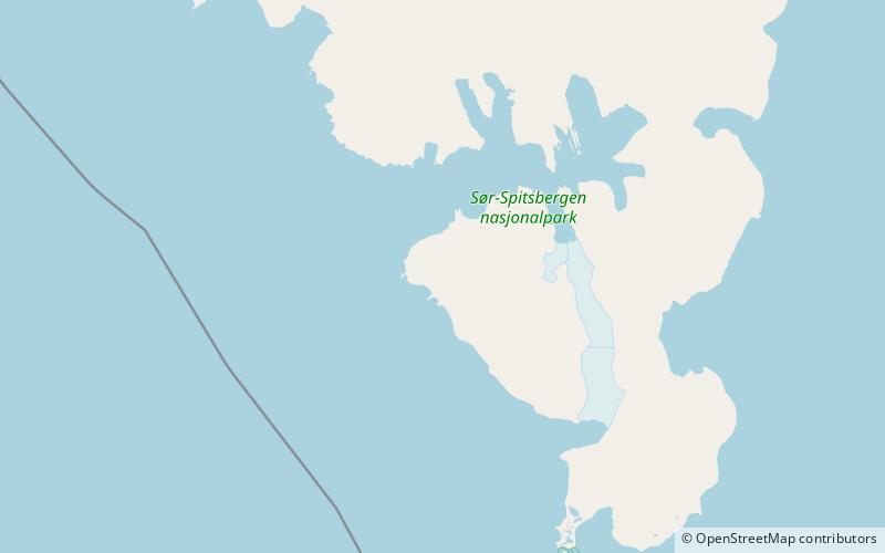 struvefjella parque nacional sor spitsbergen location map