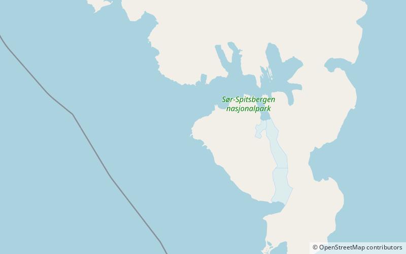 hohenlohefjellet sor spitsbergen nationalpark location map