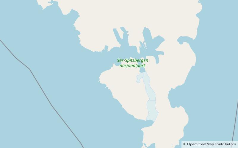 goesvatnet sor spitsbergen nationalpark location map