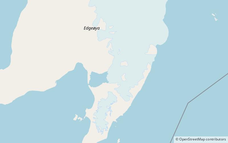 deltabreen edgeoya location map
