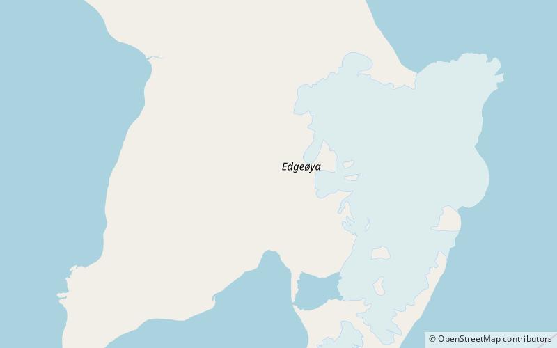 edgeoyjokulen wyspa edgea location map