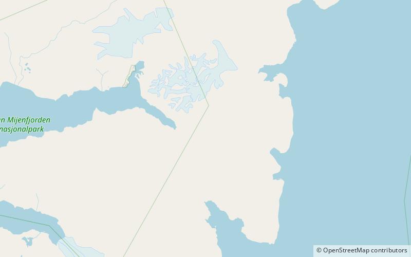 Bakaninbreen location map