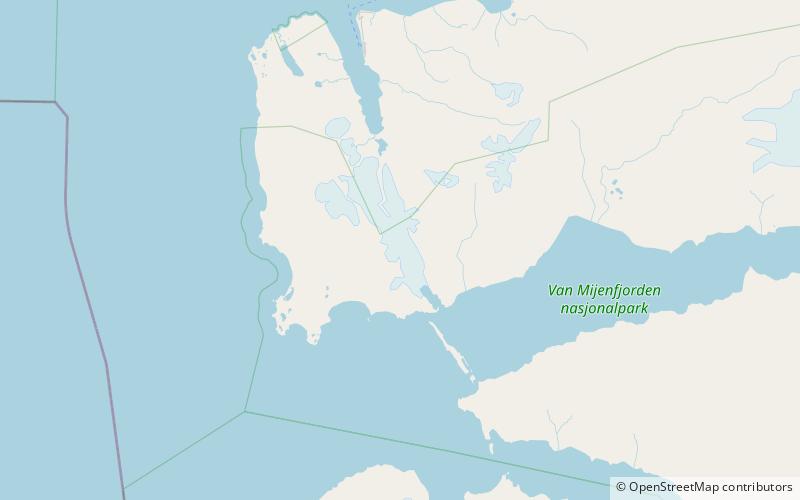 Fridtjovbreen location map