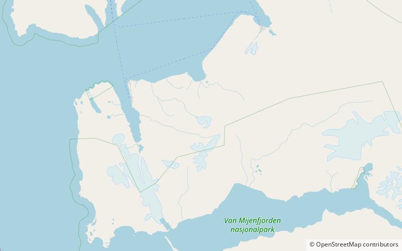 Bjørnsonfjellet location map
