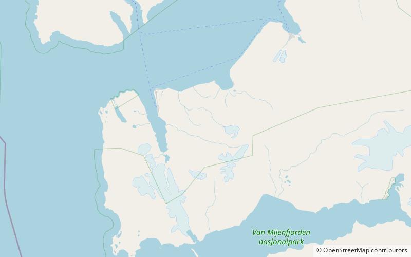 fossilfjellet location map