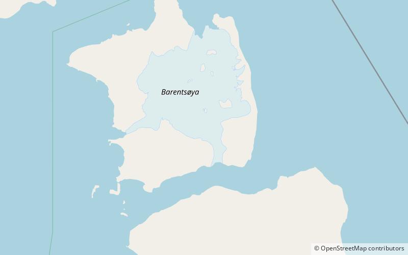 freemanbreen wyspa barentsa location map