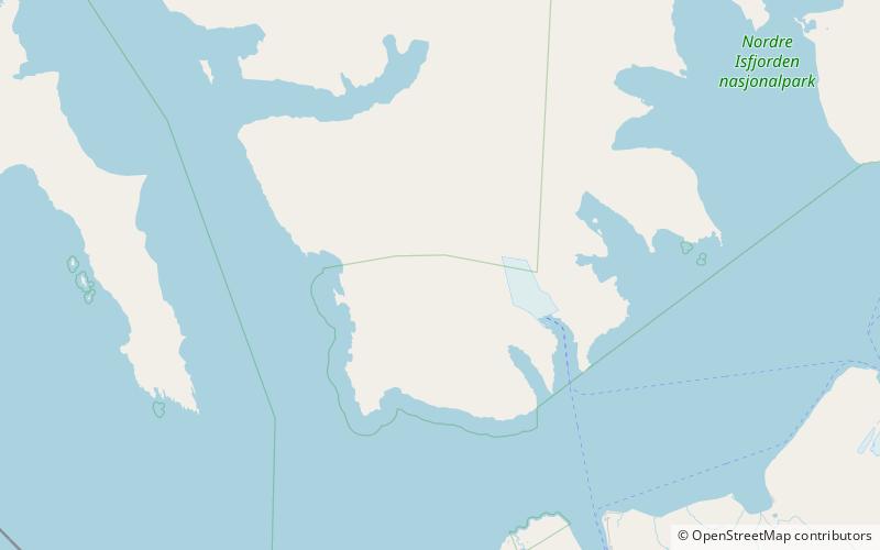Venernbreen location map