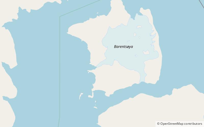 duckwitzbreen barentsoya location map