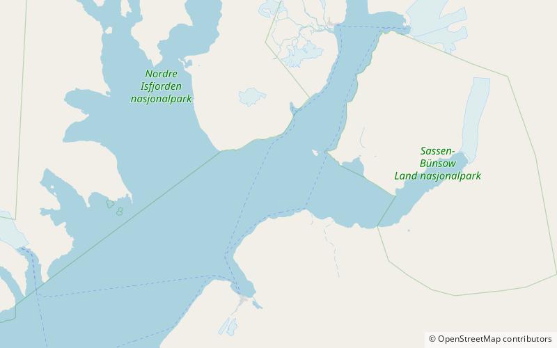 Sassenfjorden location map