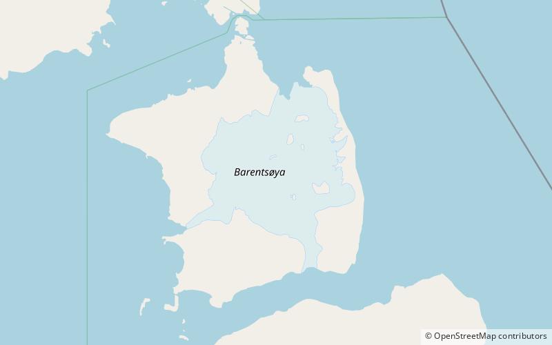 barentsjokulen wyspa barentsa location map