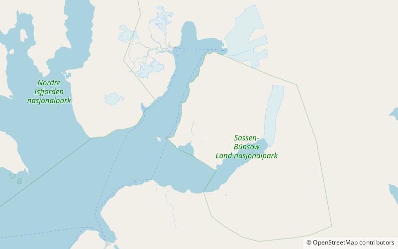 Usherfjellet location map