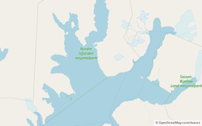 tschermakfjellet parc national de nordre isfjorden location map