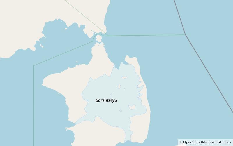 besselsbreen isla de barents location map