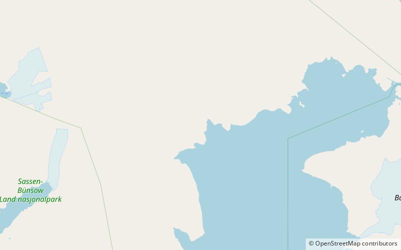 Negribreen location map