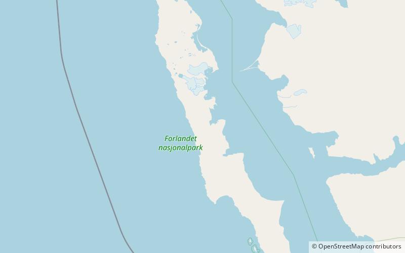 charlesfjellet isla principe carlos forland location map