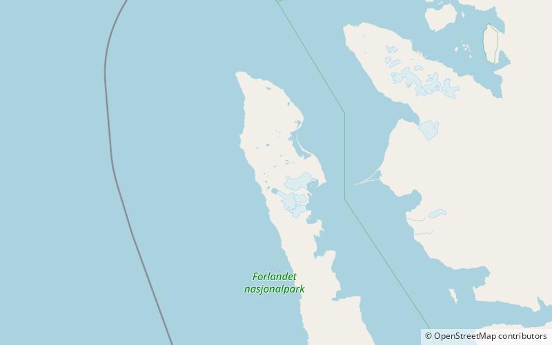 hellandfjellet isla principe carlos forland location map