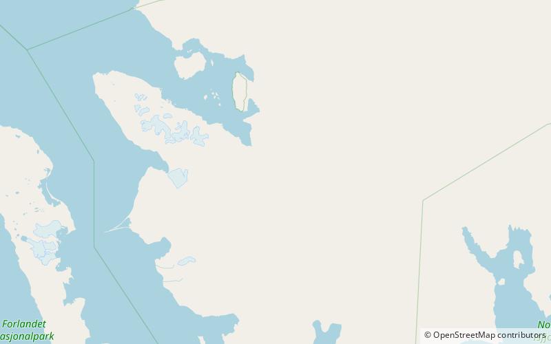 Kongsvegen glacier location map