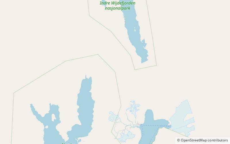 abeltoppen nordre isfjorden national park location map