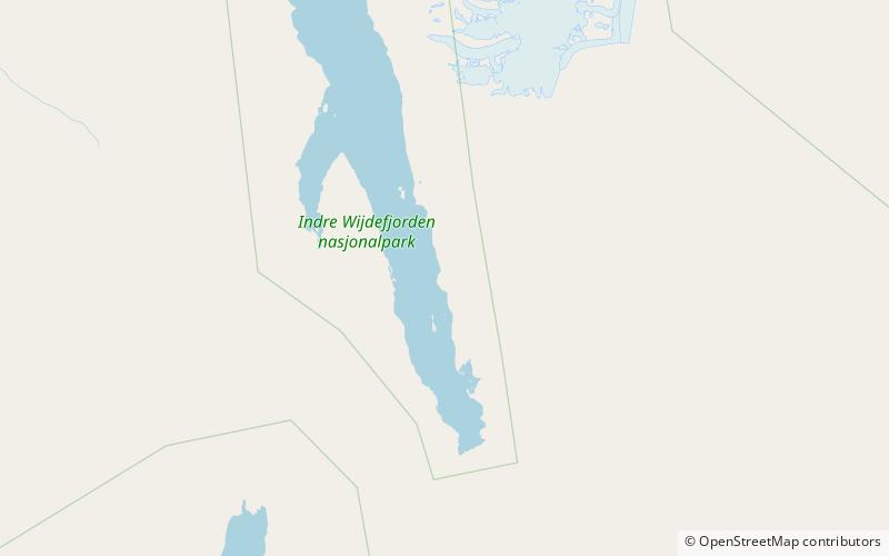 einsteinvatnet parc national dindre wijdefjorden location map