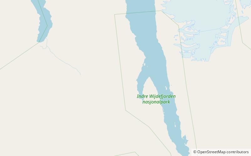 landingsdalen indre wijdefjorden national park location map