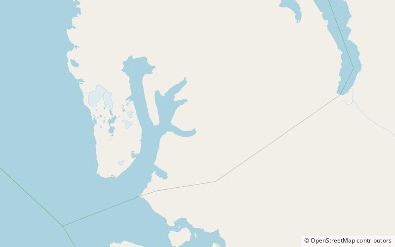 presidentbreen parc national de nordvest spitsbergen location map
