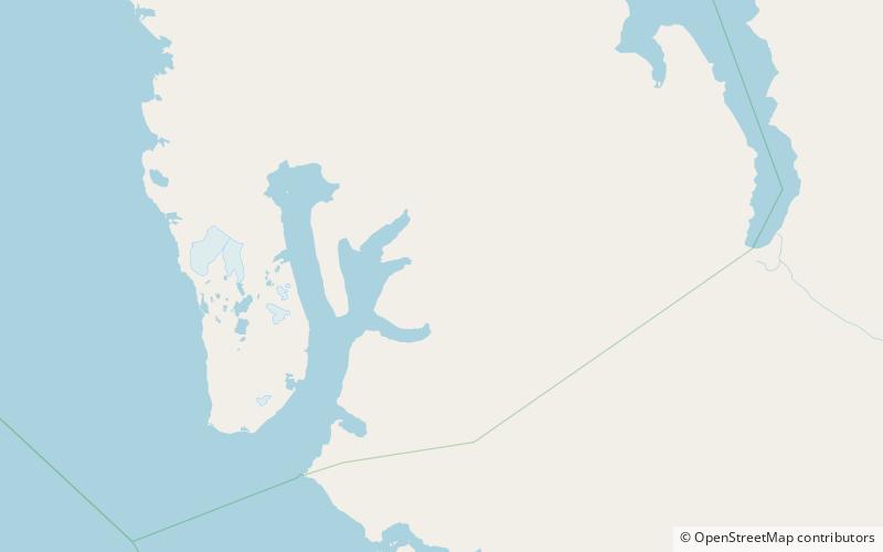 mayerbreen nordvest spitsbergen national park location map