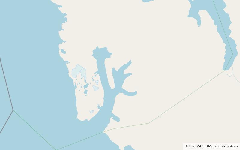 mollerfjorden nordvest spitsbergen national park location map