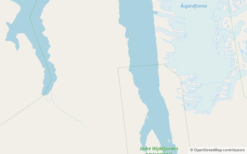 purpurdalen parc national dindre wijdefjorden location map