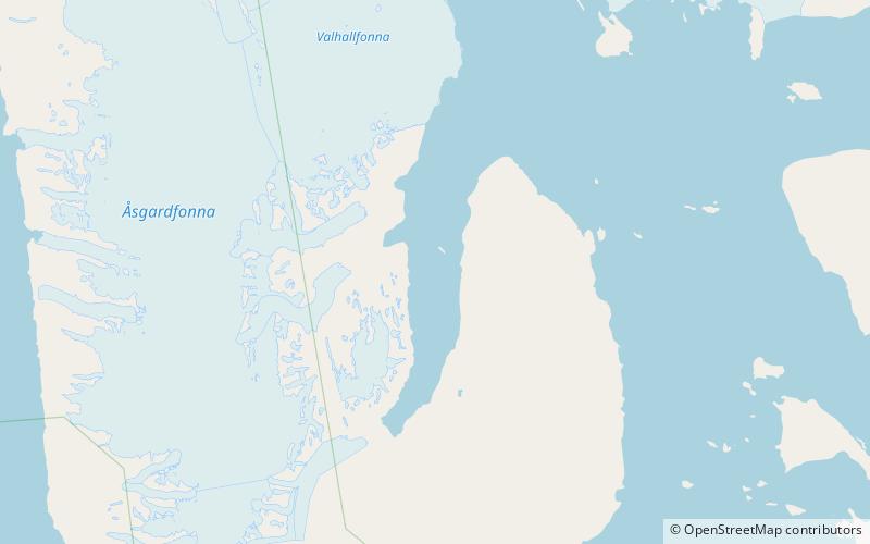 lomfjorden rezerwat przyrody nordaust svalbard location map