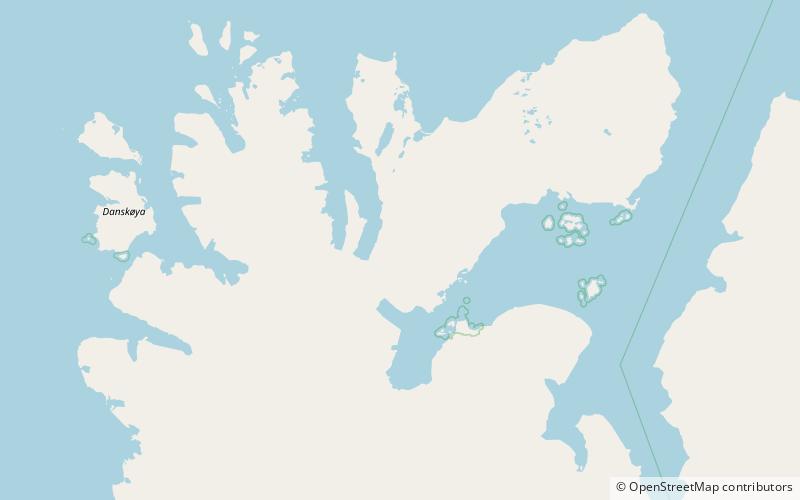 ben nevis parc national de nordvest spitsbergen location map