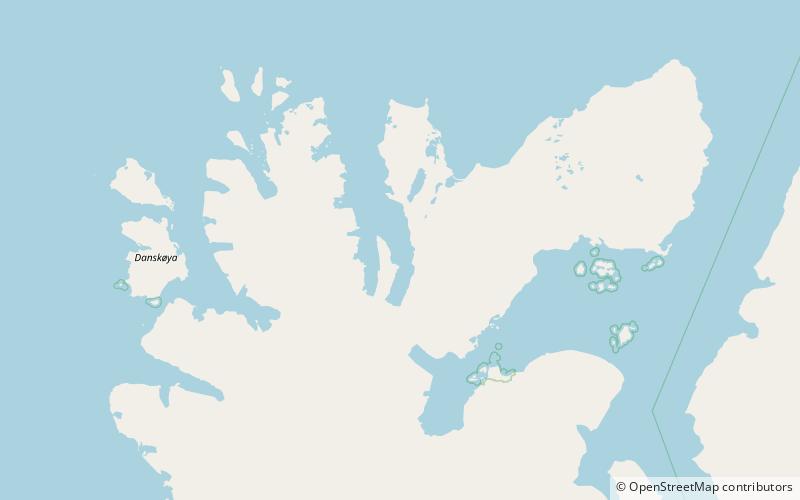 klinckowstromfjorden parc national de nordvest spitsbergen location map